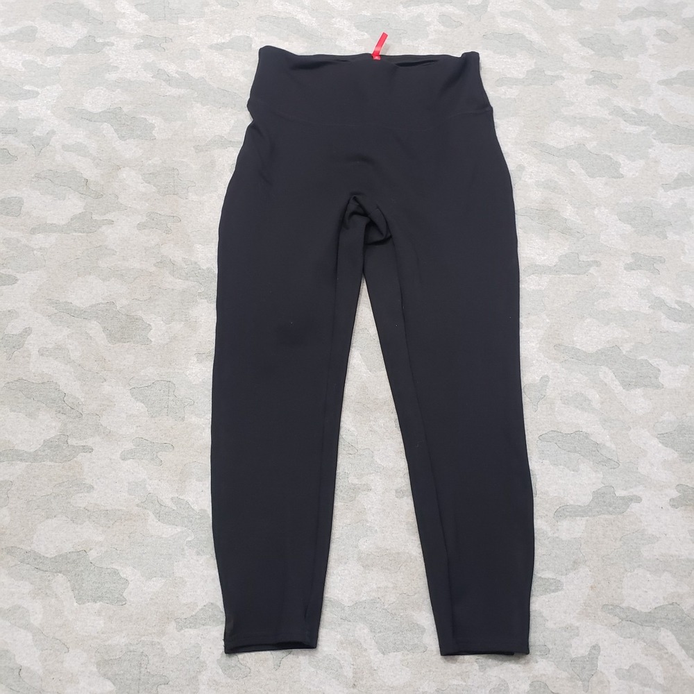 Spanx Leggings Womens Medium Black Pull On‎ Ankle